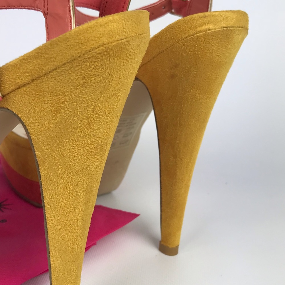 Pink and mustard yellow stilett… - Picture 4 of 7